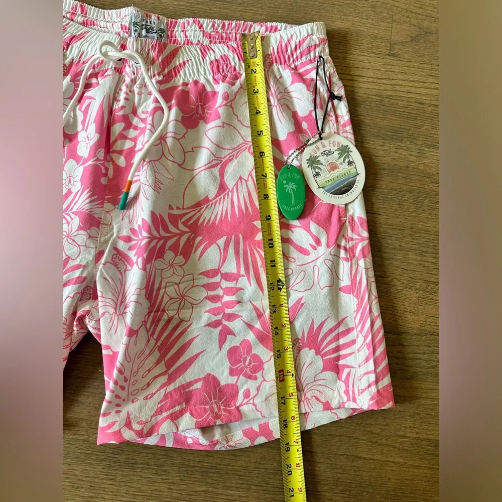NEW Free Planet Swim Trunks-Color: Rose Pink-Size XL